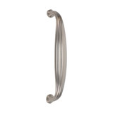 Domino Art Deco Pull Handle - Satin Nickel