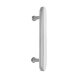 Domino Stepped Art Deco Pull Handle - 150mm - Chrome