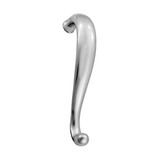 Domino Scroll Pull Handle - Chrome