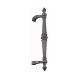 Domino Twist Finial Pull Handle - 450mm - Antique Bronze