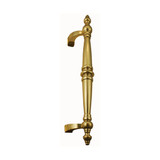 Domino Victorian Pull Handle - 450mm - Polished Brass