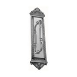 Domino Regency Pull Handle - Cherub Plate - 325 x 76mm - Chrome