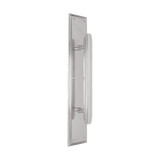 Domino Stepped Art Deco Pull Handle - Stepped Edge Plate - Satin Nickel