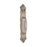 Domino Shaker Pull Handle - Stag Plate - Satin Nickel