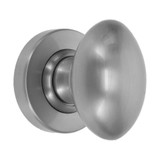 Domino Balmain Door Knob - Round Rosette - 53mm - Satin Chrome