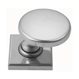 Domino Adonis Offset Door Knob - Square Rosette - 56 x 56mm - Chrome