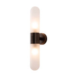 Lighting Inspirations Hepburn Wall Light - 2 Light - Antique Brass