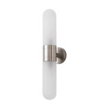 Lighting Inspirations Hepburn Wall Light - 2 Light - Brushed Nickel