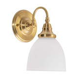 Lighting Inspirations Benson Indoor Wall Light - Down - Satin Brass
