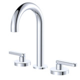 Fienza Kaya Lever Handle Hob Mounted Round Basin Tap - Fixed Spout - Chrome