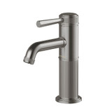 Phoenix Wiltern Short Basin Mixer Tap - Fixed Spout - Brushed Carbon