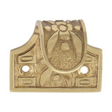 Character House Decorative Sash Window Lift - 45 x 48 x 35mm - Polished Brass