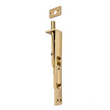 Character House Flush Bolt - 152 x 19mm - Polished Brass