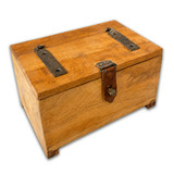 Character House Timber Keepsake Box with Latch - 218 x 152 x 125mm