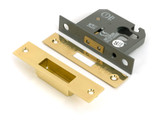 From the Anvil Euro Deadlock - 45mm Backset - Polished Brass