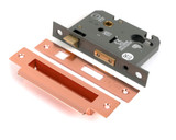 From the Anvil Euro Mortice Lock - 57mm Backset - Polished Bronze