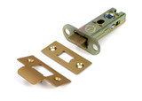 From the Anvil Hard Sprung Tubular Latch - 57mm Backset - Satin Brass