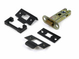 From the Anvil 57mm Backset Hard Sprung Tubular Latch + Rebate Kit - Antique Bronze