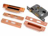 From the Anvil 45mm Backset Euro Lock + Rebate Kit - Polished Bronze
