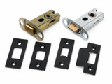 From the Anvil 45mm Backset Tubular Latch + Privacy Bolt - Black
