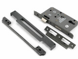 From the Anvil 60mm Backset Euro Lock + Rebate Kit - Pewter Patina