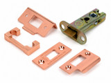 From the Anvil 57mm Backset Hard Sprung Tubular Latch + Rebate Kit - Polished Bronze
