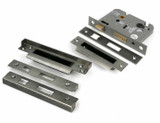 From the Anvil 57mm Backset Euro Lock + Rebate Kit - Pewter Patina