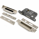 From the Anvil 57mm Backset Mortice Lock + Rebate Kit - Keyed to Differ - Polished Nickel