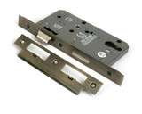 From the Anvil Euro Din Mortice Lock - 60mm Backset - Aged Brass