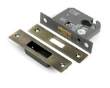 From the Anvil Euro Deadlock - 45mm Backset - Aged Brass