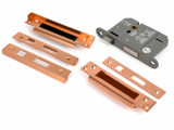 From the Anvil 57mm Backset Mortice Lock + Rebate Kit - Keyed to Differ - Polished Bronze
