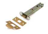 From the Anvil Hard Sprung Tubular Latch - 107mm Backset - Satin Brass