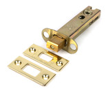 From The Anvil Privacy Latch - 82mm Backset - Polished Brass