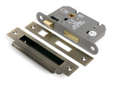 From The Anvil Hard Sprung Privacy Mortice Lock - 45mm Backset - Aged Brass