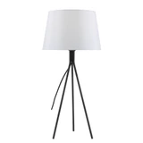 Telbix Anna Tripod Table Lamp - White Shade - Grey
