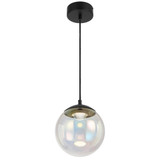 Telbix Aurora LED Cord Pendant Light - 200mm - Black