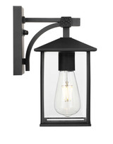 Telbix Coby Outdoor Wall Light - Black