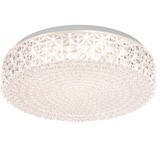 Telbix Eltz Oyster LED Ceiling Light - Clear