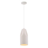 Telbix Forma Cord Pendant Light - 115mm - White