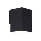 Telbix Lorsa Outdoor LED Wall Light - Single Light - Black