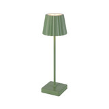 Telbix Mindy Wireless LED Table Lamp - Green Sand Shade - Green