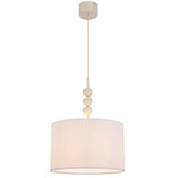 Telbix Poetix Cord Pendant Light - Ivory Shade - Cream