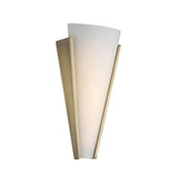 Telbix Saffi LED Wall Light - Opal Matte Glass - Antique Brass