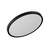 Telbix Sky Oyster LED Ceiling Light - 25 x 400mm - Black