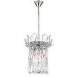 Telbix Virell Chandelier Pendant Light - 3 Light - Crystal Glass - 260mm - Chrome