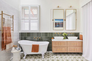 Bathroom Inspiration from The Block