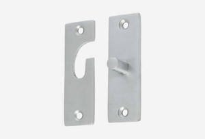 Satin Chrome Fanlight Window Hardware