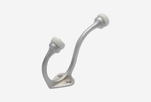 Satin Chrome Coat Hooks