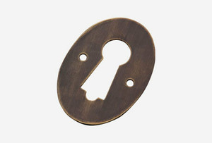 Antique Brass Escutcheons