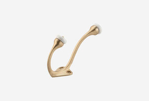 Brushed Gold Coat Hooks